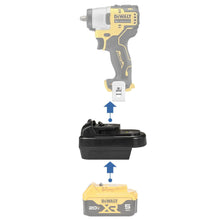 Load image into Gallery viewer, DeWalt 20V to DeWalt 12V Battery Adapter
