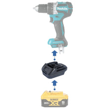 Load image into Gallery viewer, DeWalt 20V to Makita 18V Battery Adapter