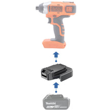 Load image into Gallery viewer, Makita 18V to Black and Decker 20V Battery Adapter
