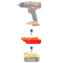 Load image into Gallery viewer, Stanley V20 to RIDGID 18V Battery Adapter