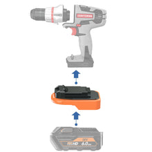 Load image into Gallery viewer, AEG 18V to Craftsman Bolt-On 20V Battery Adapter
