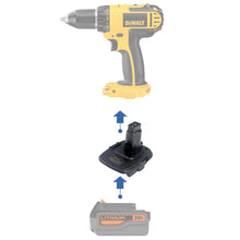 Load image into Gallery viewer, Black and Decker 20V to DeWalt 18V Battery Adapter
