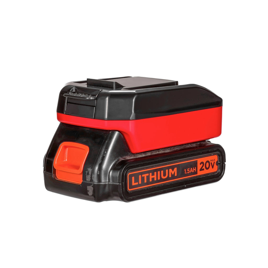 Black and Decker 20V to WORX 20V (Orange) PowerShare Battery Adapter