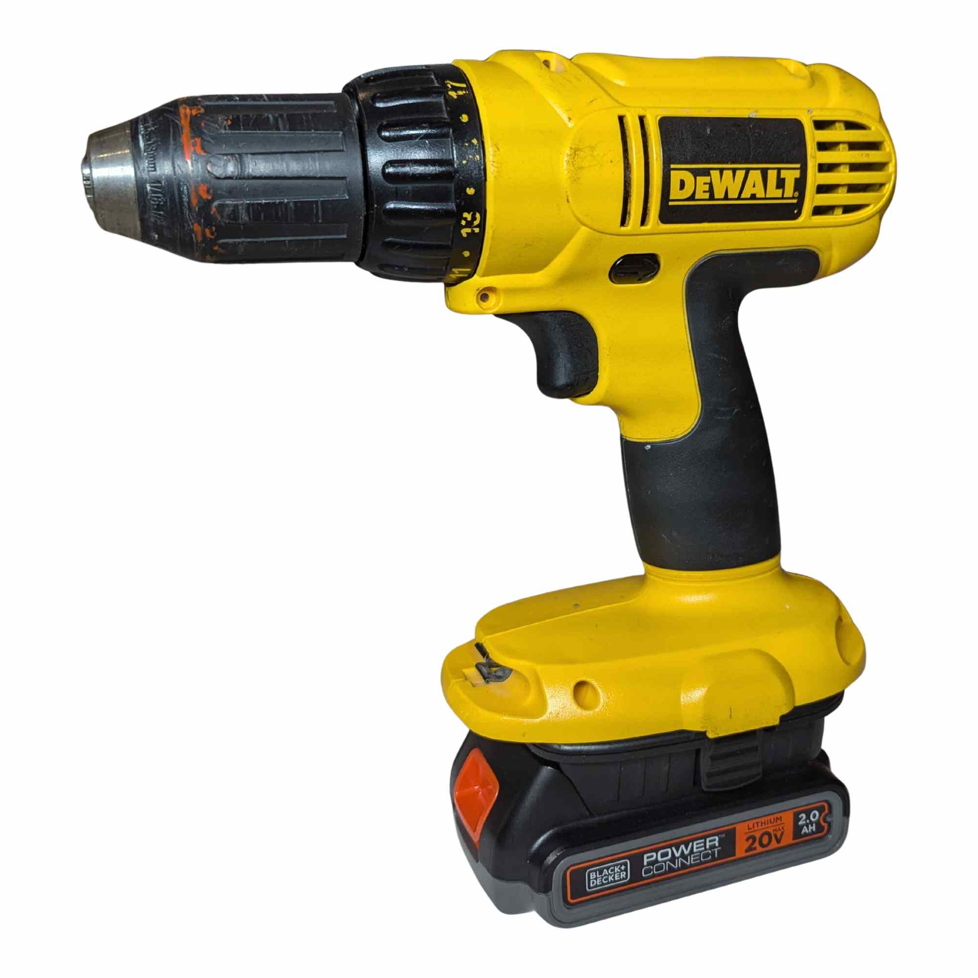 Black and Decker 20V to DeWalt 18V Battery Adapter