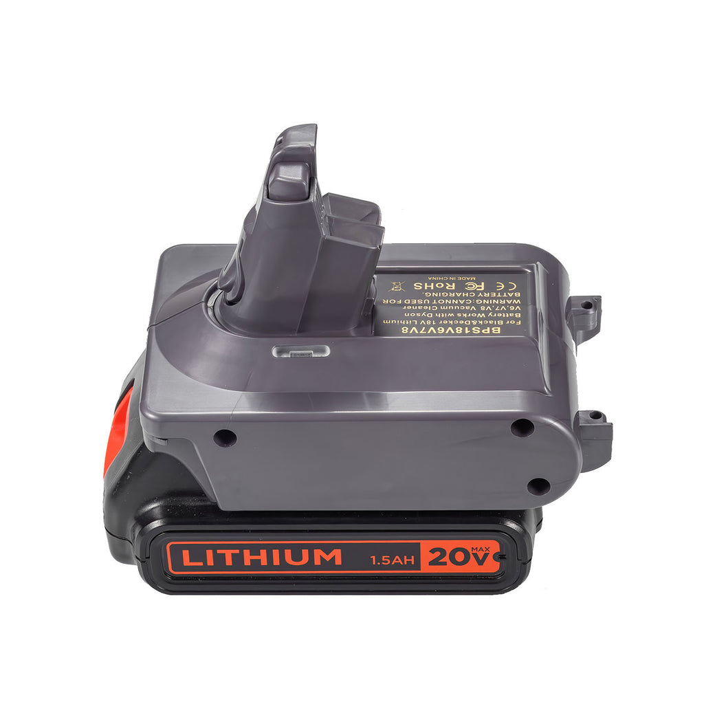 Black and Decker 20V to Dyson V8 Battery Adapter