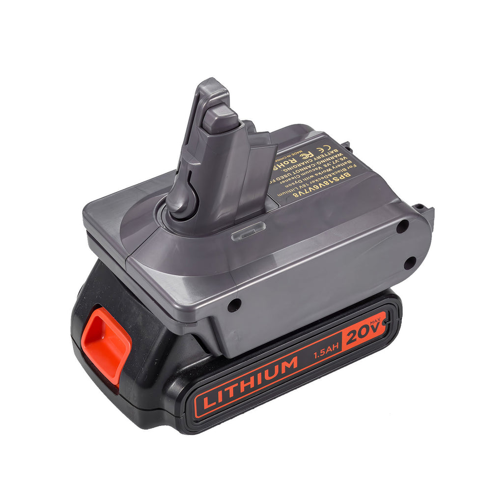 Black and Decker 20V to Dyson V8 Battery Adapter