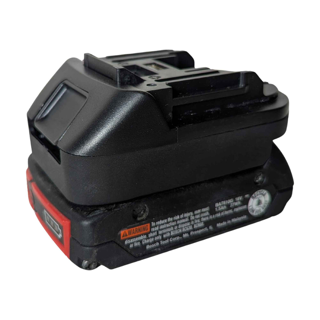 Bosch (Blue) 18V to Makita 18V Battery Adapter