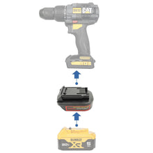 Load image into Gallery viewer, DeWalt 20V to CAT 18V Battery Adapter
