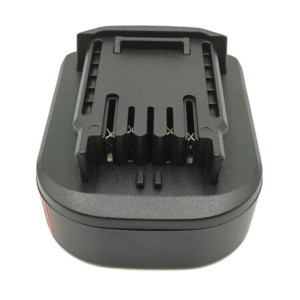 DeWalt 20V MAX to CAT 18V battery adapter - top view of the CAT tool-side connection