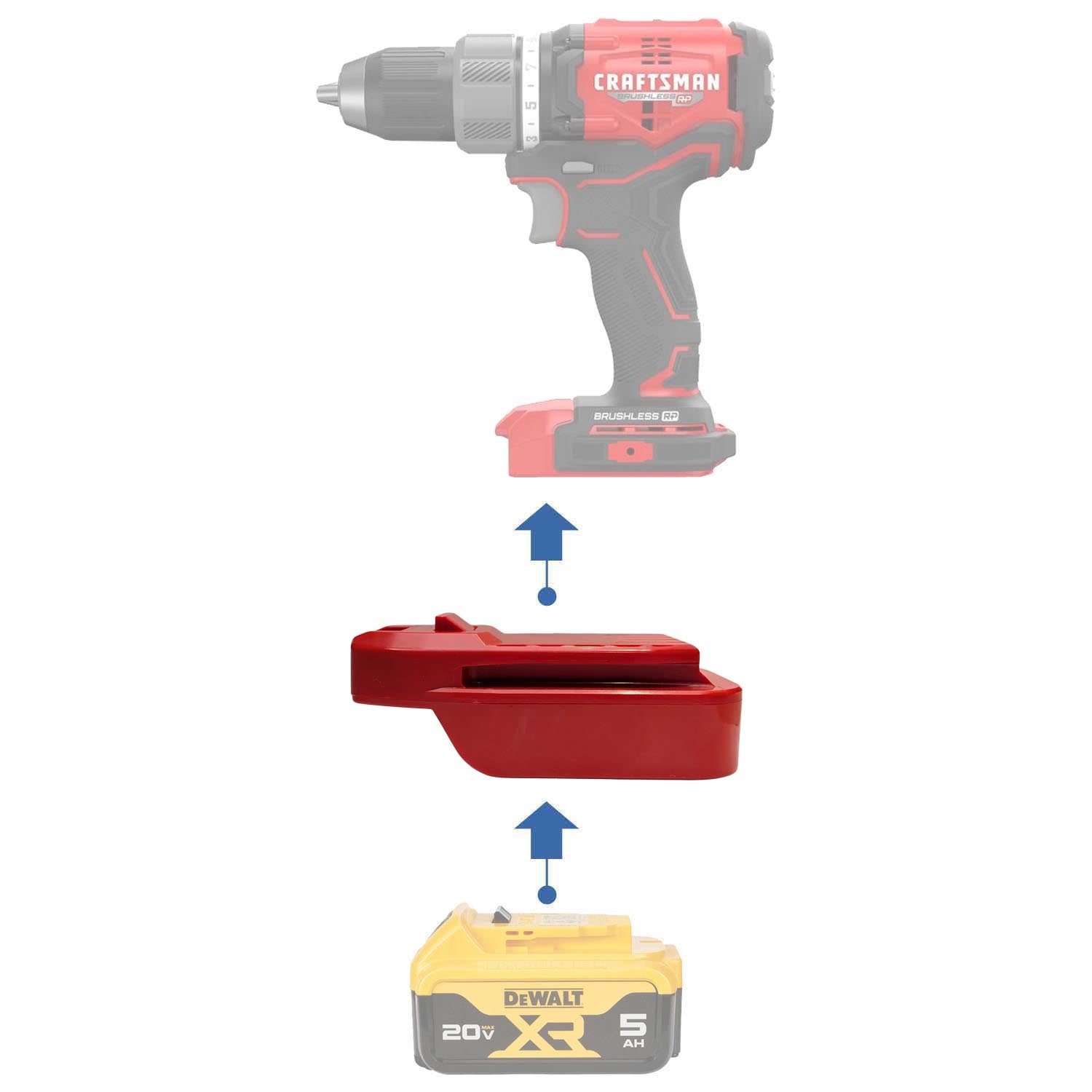 DeWalt 20V to Craftsman 20V Battery Adapter