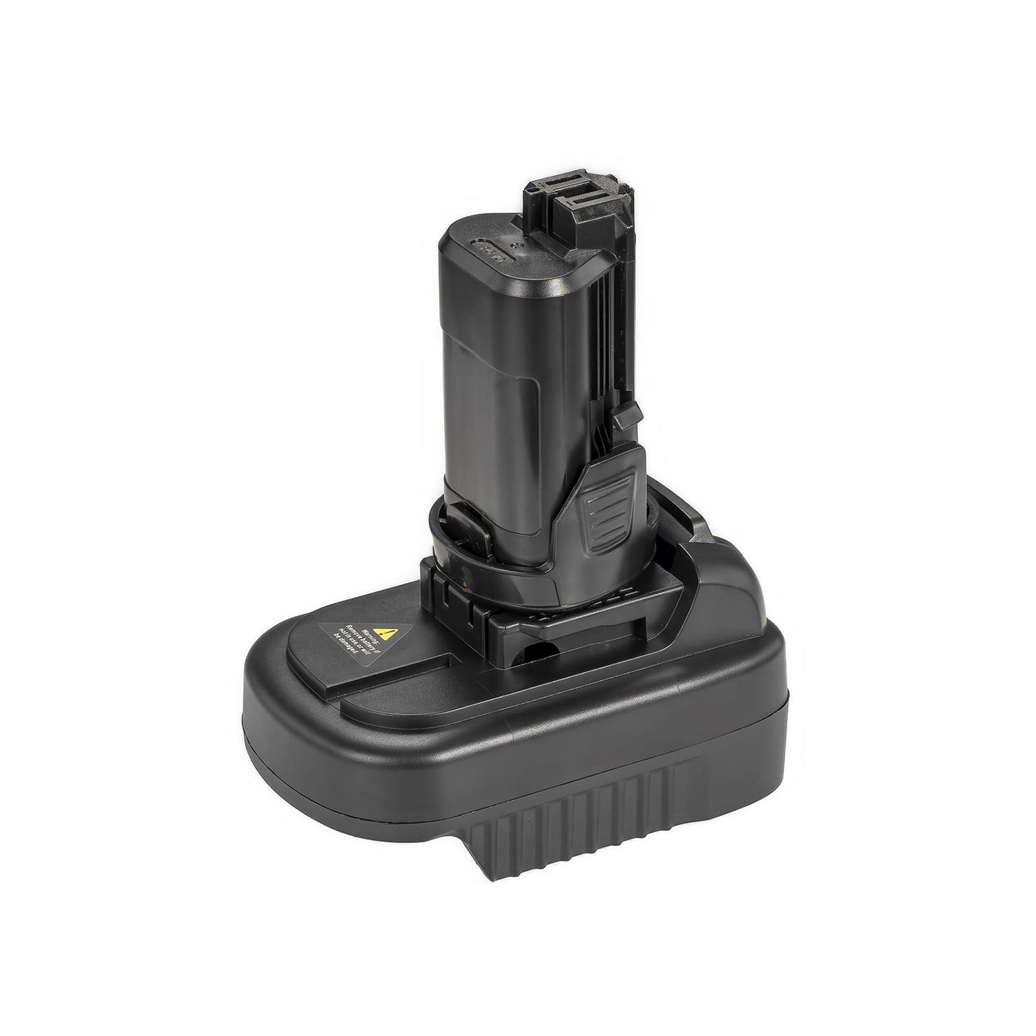 Makita 18V LXT to Dremel 12V 8220/8250 battery adapter - Dremel 12V tool-side post upward, battery-side base below