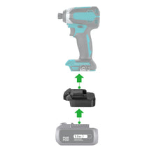 Load image into Gallery viewer, Mastercraft 20V (Blue) to Makita 18V Battery Adapter
