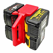 Load image into Gallery viewer, 4-Bank Battery Holder &amp; Carrier for Milwaukee M18 18V Batteries
