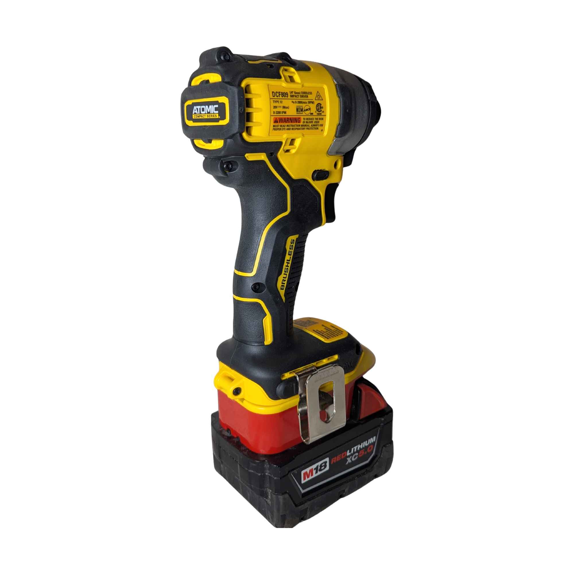 Milwaukee 18V to DeWalt 20V Battery Adapter