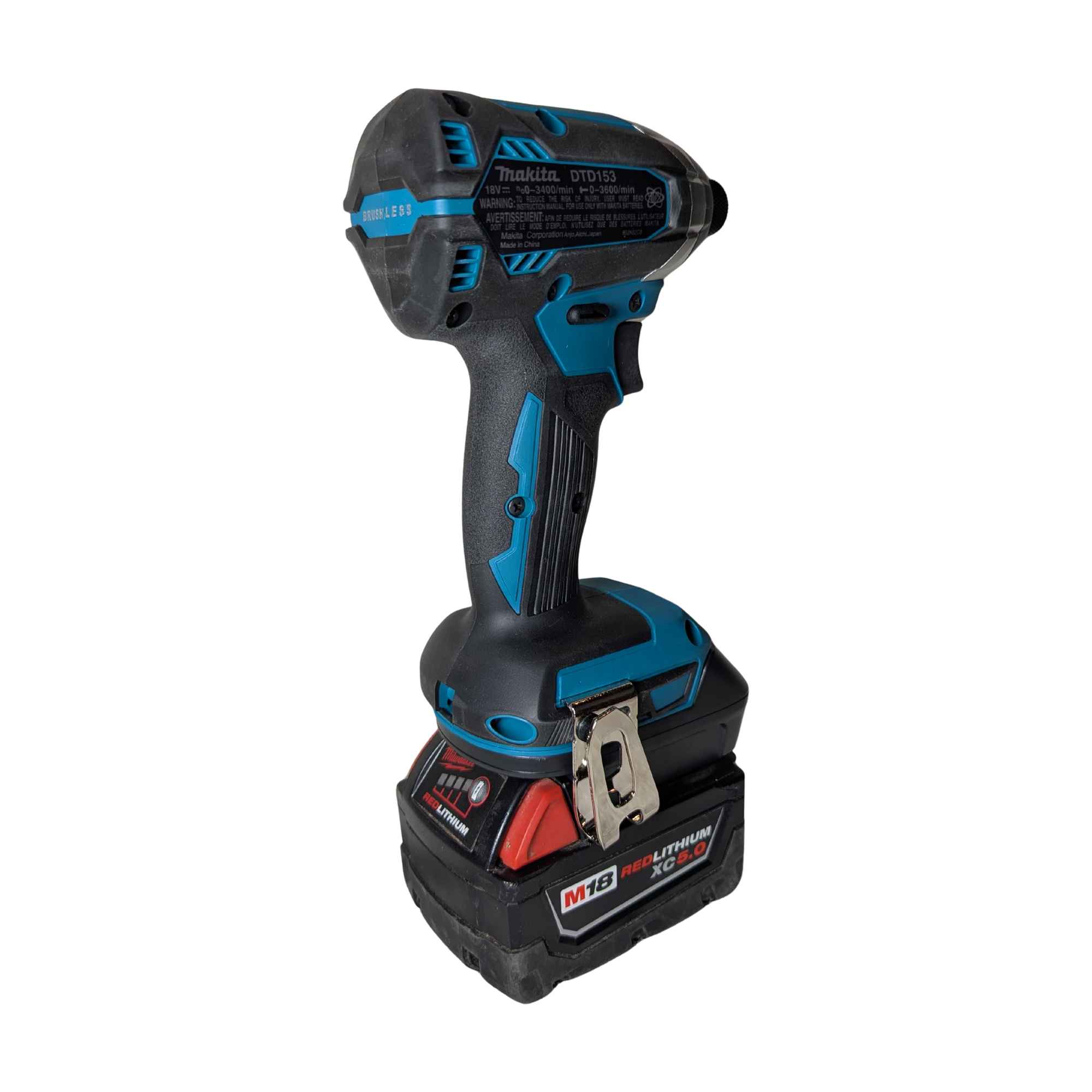 Milwaukee 18V to Makita 18V Battery Adapter