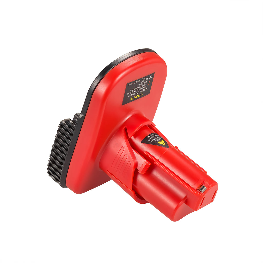 Ridgid 18V to Milwaukee 12V Battery Adapter