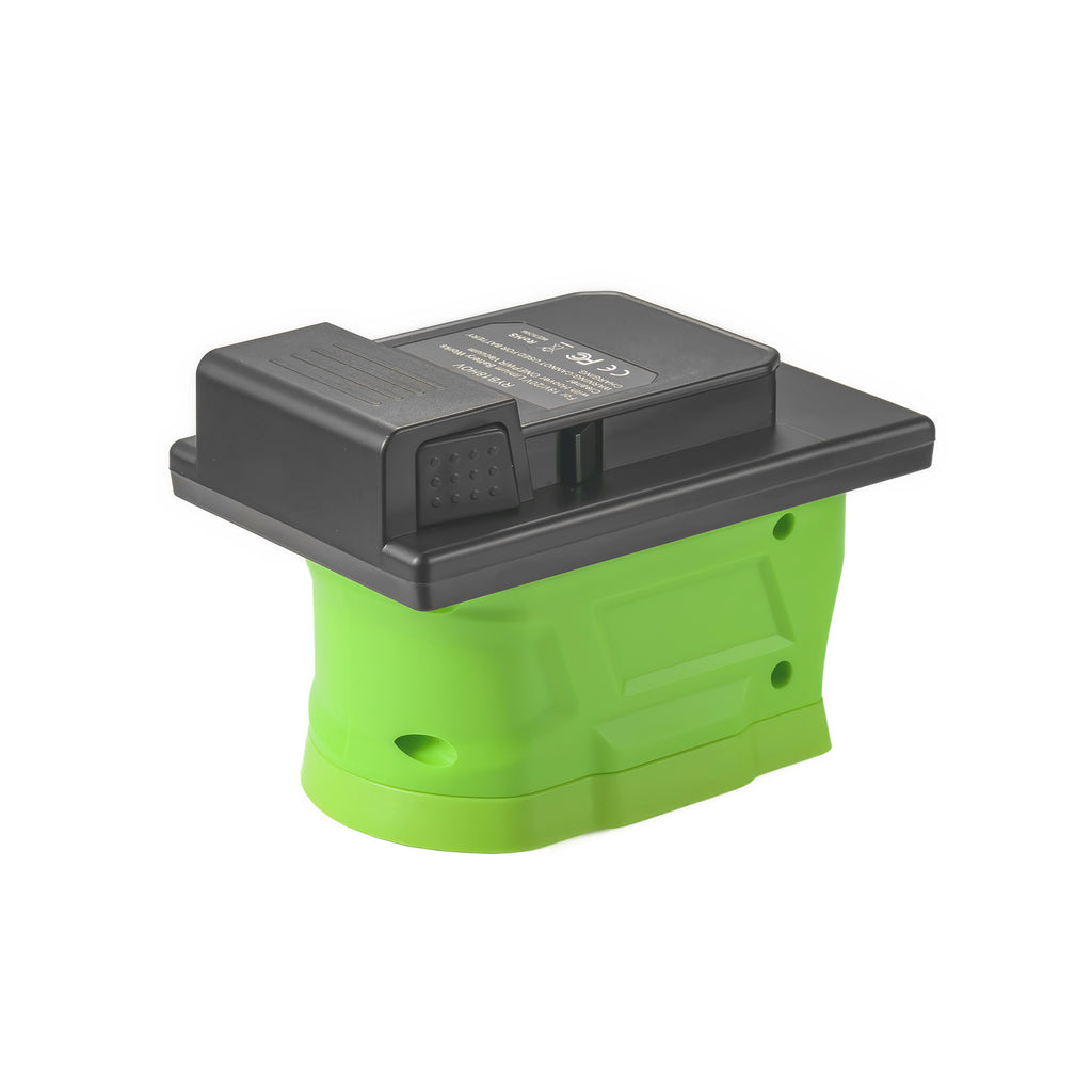 Ryobi 18V ONE+ to Hoover 20V ONEPWR battery adapter - Hoover tool-side connection, raised contact block, release catch