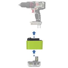 Load image into Gallery viewer, Ryobi 18V to Porter Cable 20V Battery Adapter
