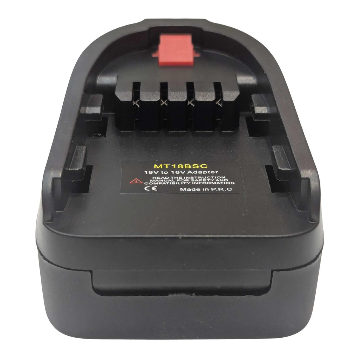 Makita 18V LXT to Bosch 18V PBA (Green) battery adapter - Bosch tool-side connection with the terminal comb