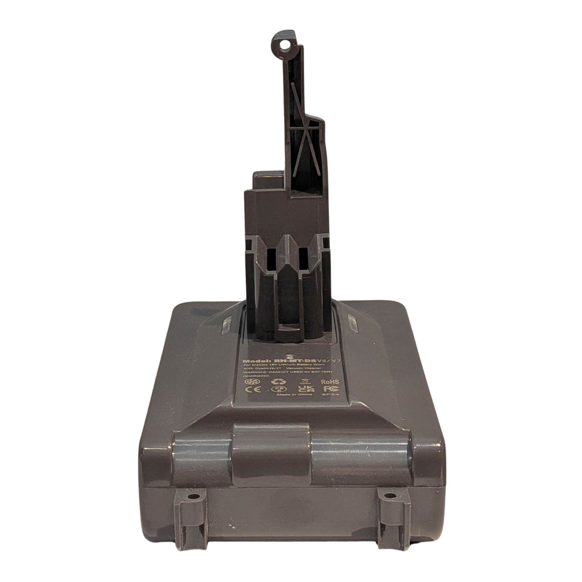 Makita 18V LXT to Dyson V7 battery adapter: Dyson Connector, Rear