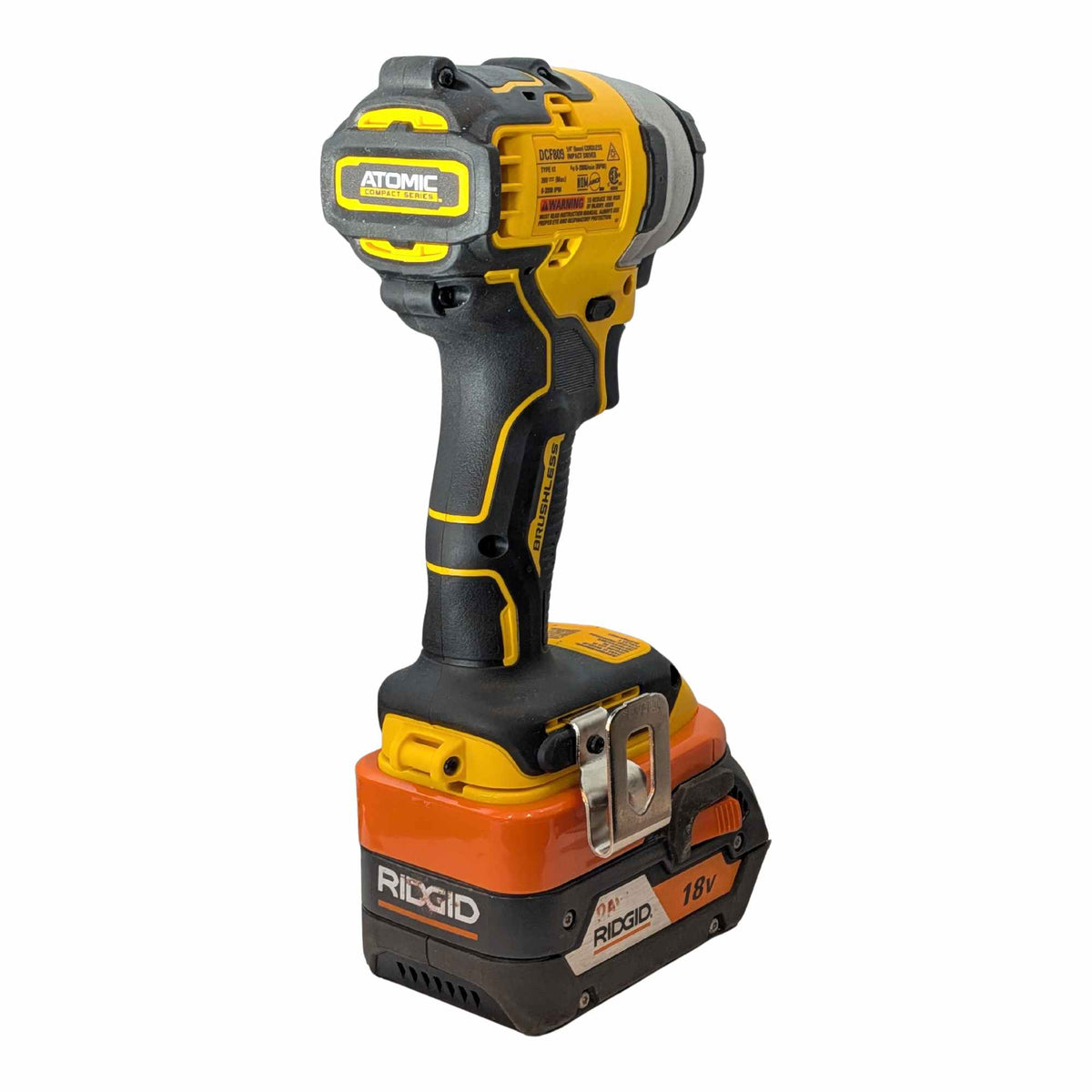 RIDGID 18V to DeWalt 20V Battery Adapter