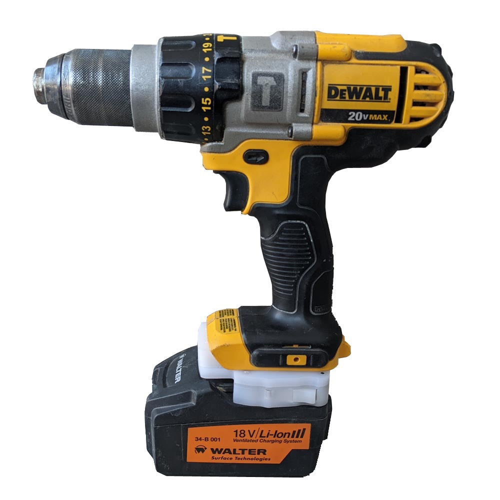 Walter 18V to DeWalt 20V Battery Adapter (Polypropylene)